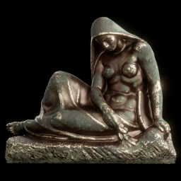 Grave of honour of Alfred Grunfeld bronze