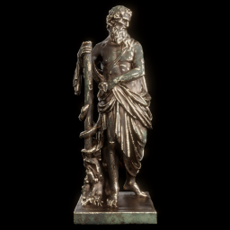 Statue of Asclepius bronze