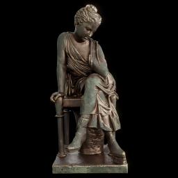 The Seated Girl bronze