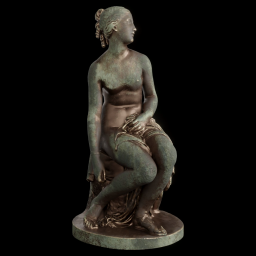 Nymph Preparing For The Bath bronze