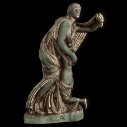 Niobe and her Youngest Daughter bronze