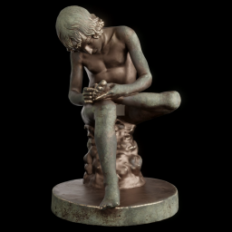 Boy With Thorn bronze2