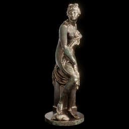 venus rising from the waves bronze