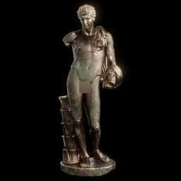 hermes belvedere antinous bronze