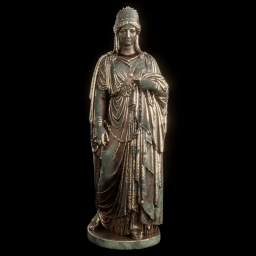 Zenobia in Chains statue bronze