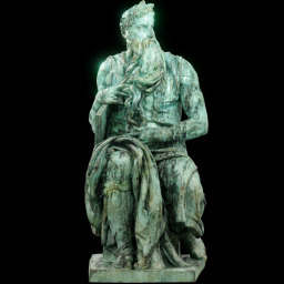 moses having a book patina
