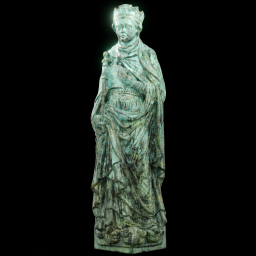 Standing Woman Ecclesia patina
