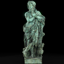 baroque statue patina