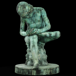 Boy With Thorn patina