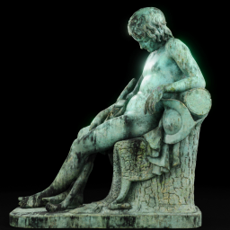 Sleeping Shepherd Boy patina