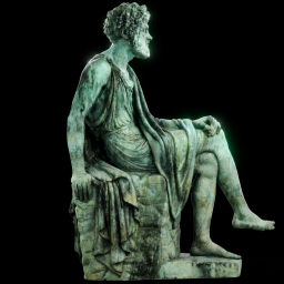 Seated Jew patina