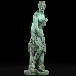 venus rising from the waves patina