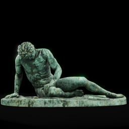 190 dying gladiator patina