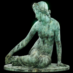 La Nymphe Salmacis patina