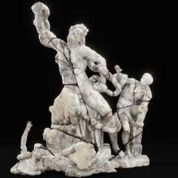 Laocoon and His Sons damaged