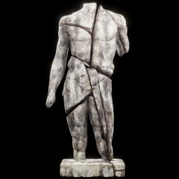 Spear bearer or Doryphoros damaged