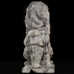 Lion sculpture_damaged