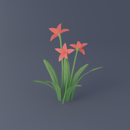 Red Flower 01