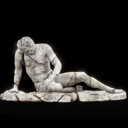 dying gladiator damaged