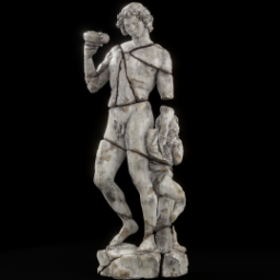 Dionysus with a Faun damaged