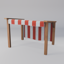 Market Stall Red