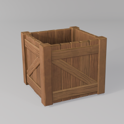 Wooden Crate 01