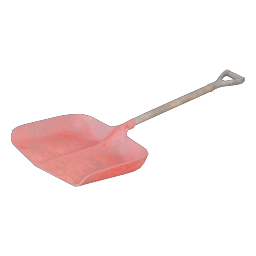 plastic shovel