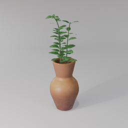 Vase and Plant 01
