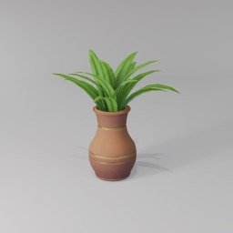 Vase and Plant 02
