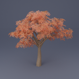 Oak Tree 01 - Orange