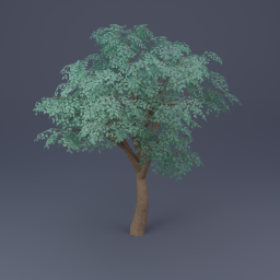 Oak Tree 02 - Dark Green