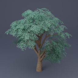 Oak Tree 03 - Dark Green