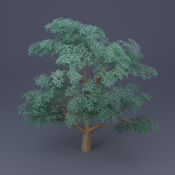 Oak Tree 04 - Dark Green