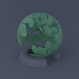 Leaf Style 01 - Blue Green