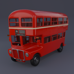 Double-Decker Bus - Red