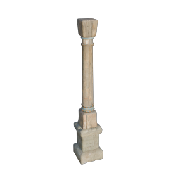 Thin Wooden Column