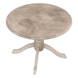 Dirty round_wooden_table_01