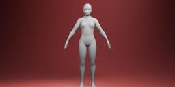 RealisticStrongFemaleBaseMesh