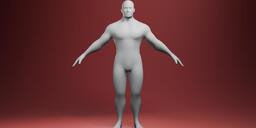 RealisticStrongMaleBaseMesh