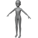 AnimeBoyBaseMesh3DModel