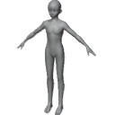 AnimeMaleBaseMesh3DModel