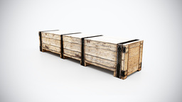 005 - Long Reinforced Wooden Shipping Box