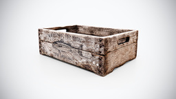 014 - Distressed Open Wooden Box