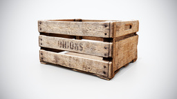 018 - Onions Slatted Wooden Crate