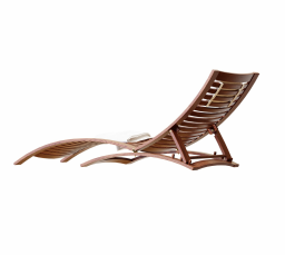 Wooden Sun Lounge brown1
