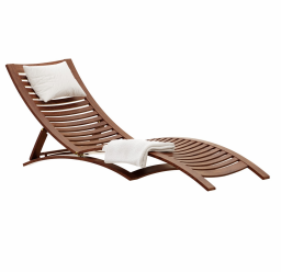 Wooden Sun Lounge brown1.001