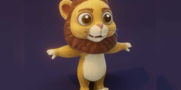 Cartoon Lion — Animated