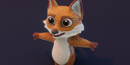 Cartoon Red Fox — Animated