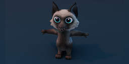 Cartoon Silver Fox — Animated
