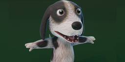 Cartoon Hound Dog Bipedal — Animated